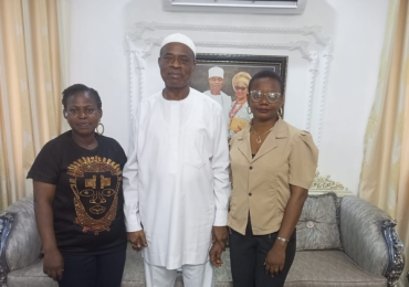 NAIPE EXCO Members Visit Prince Feyisayo To Commiserate With Him On The Demise Of His Daughter